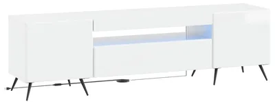 Immagine prodotto di Mobile TV a LED, finitura lucida bianca, realizzato in legno composito