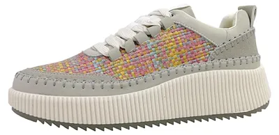 Image de Chaussures de ville pour femmes Tom Tailor, lacets, couleur grise, style décontracté