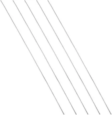 Image de Lot de tiges rondes en acier inoxydable de 1 mm x 250 mm pour les bricoleurs