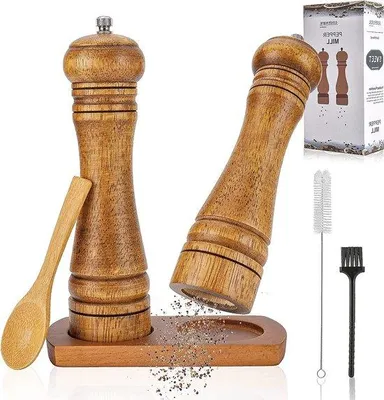 Produktbild von Edelstahl Pfeffermühle Salzmühle Set hervulbar für BBQ