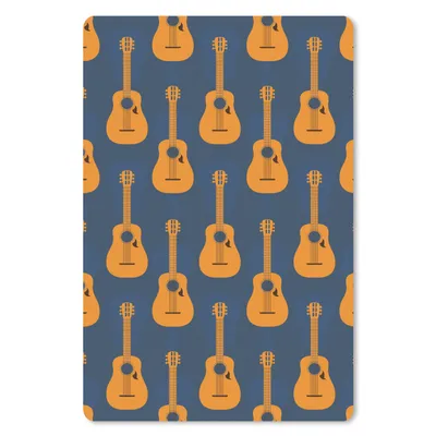 Produktbild von MuchoWow® Mauspad Mousepad Gitarre - Patterns - Musik 18x27 cm - Mousepads - Maus Mat - Pad - Mausunterlage