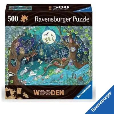 Produktbild von Ravensburger Holzpuzzle Baśniowy Las 500 Teile Lernspielzeug