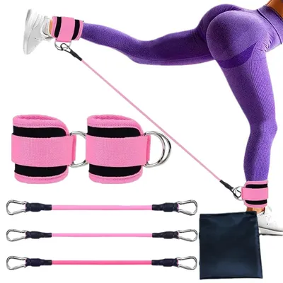 Produktbild von Knöchelbande und Widerstandsbänder für Beintraining und Übungen im Sitzen