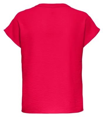 Produktbild von JDY Einfarbige Kurzarm Bluse Basic V-Ausschnitt Shirt Oberteil JDYLION Größe: 34