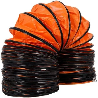 Obrázok produktu pre VEVOR, flexibilná PVC hadica, 10 metrov/32 stôp, priemer 300 mm/12 palcov, určená na odťahové ventilátory, PVC potrubie