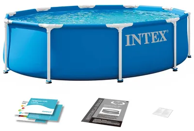 Zdjęcie produktu dla INTEX 28200NP 305 x 76 cm, pojemność 485 l, okrągły basen z półką, model 2026