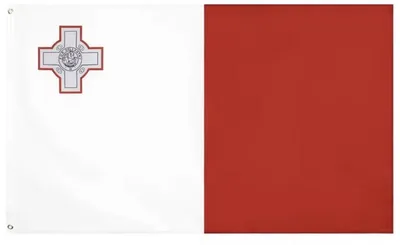 Obrázok produktu pre Maltská vlajka – vlajka Malty – 150/90 cm – polyester – vlajky – vlajka – Majstrovstvá sveta – Majstrovstvá Európy – futbalová vlajka – majstrovstvá