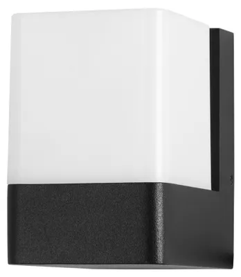 Produktbild von LEDS C4 Opalo Wandleuchte - 9,4 W, Neutralweiß, 421 lm, IP44, Schwarz