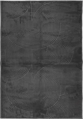 Produktbild von vidaXL Teppich IZA Kurzflor Skandi-Stil Anthrazit 160x230 cm