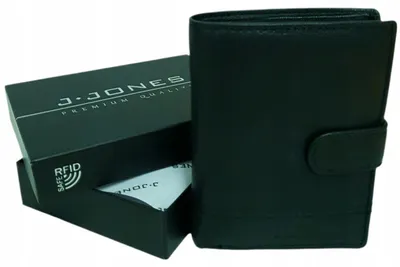 Produktbild von Jennifer Jones Herrenportemonnaie Echtleder Lack RFID