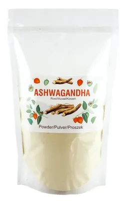 Produktbild von Ashwagandha Pulver 500 g - Wurzeltee, natürlicher Tee, Indischer Ginseng
