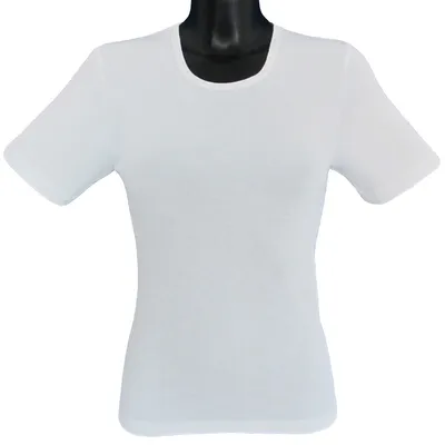 Damen Top Funktionsshirt T-Shirt weiß
