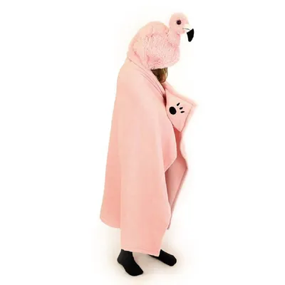 Produktbild von Noxxiez Fleecedeken - Flamingo
