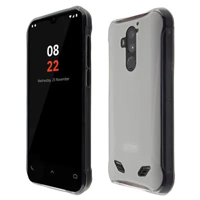 Obrázok produktu pre caseroxx ochranný obal TPU kryt kompatibilný s Volla Phone X, gumená taška na mobilný telefón priehľadná