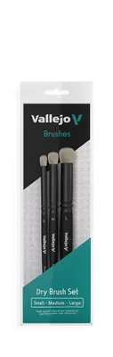 Obrázok produktu pre Vallejo B07990, Súprava kefiek, Suchá kefa, Syntetický