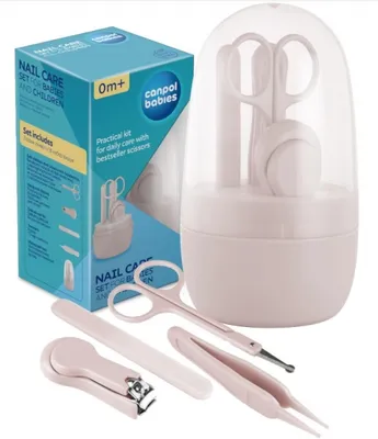 Produktbild von Canpol Babies, Nagelpflegeset für Babys und Kinder in rosa 9/814, 1 Stück