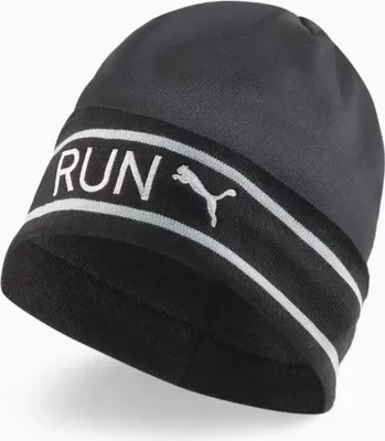 Zdjęcie produktu dla Czarna czapka zimowa Puma Classic Running Cuff Beanie