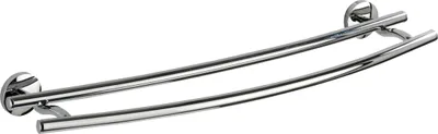 Produktbild von WENKO Handtuch Stangen DUO CUBA Halter Badezimmer Badetuch Aufhängen Dusche WC