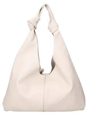 Produktbild von Damen Schultertasche aus echtem Leder, Modell "Dollaro", mit magnetischem Verschluss. Hergestellt in Italien