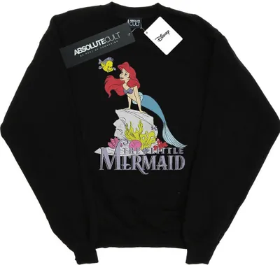 Produktbild von Disney - "The Little Mermaid Sea Friend" Sweatshirt für Herren BI17945 (L) (Schwarz)