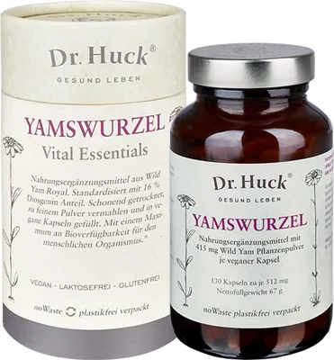 Zdjęcie produktu dla Dr Huck® Korzeń pochrzynu kapsułki wegańskie