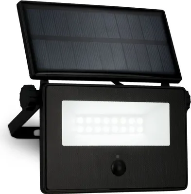 Produktbild von Solar LED outdoor wall light, black, incl. IR sens