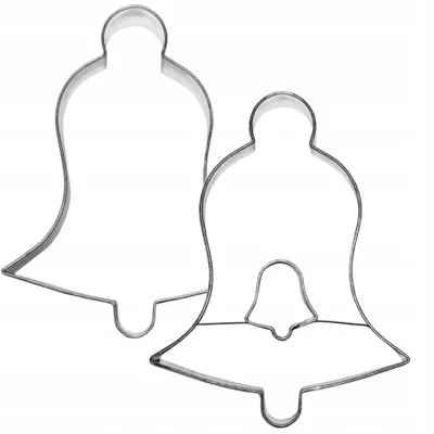 Produktbild von EkoForemki Set Glockenform Keksausstecher 8,3 cm