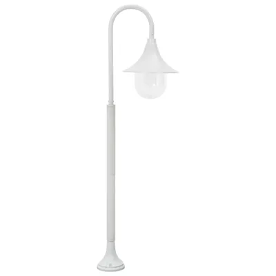 Obrázek produktu pro vidaXL Zahradní sloupek E27 120 cm Hliník Bílá