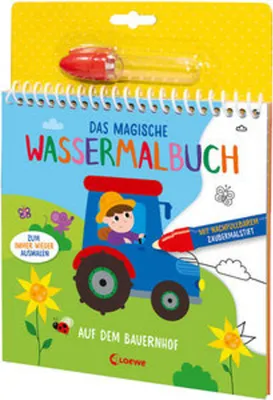 Produktbild von Das magische Wassermalbuch - Auf dem Bauernhof