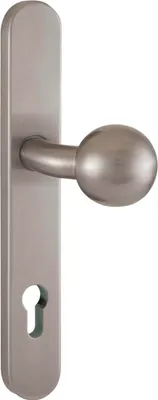 Produktbild von ECO Fluchttür-Halbgarnitur EPN 900 RR, Knopf, Langschild K160, EN 1125,Edelstahl