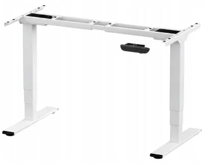 Immagine prodotto di Scrivania regolabile in altezza E5W-EUV7, capacità di carico 125 kg, senza piano, colore bianco
