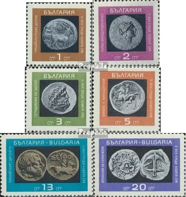 Produktbild von Briefmarken Bulgarien 1967 Mi 1698-1703 (kompl.Ausg.) FDC Münzen