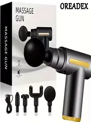 Produktbild von Massage gerät Körper Tragbare Faszien pistole USB wiederauf ladbare Slapping grau