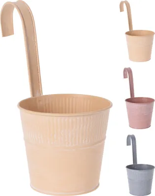 Produktbild von květináč dekorační 12,5cm závěsný, kov mix barev