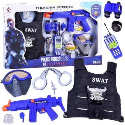 Obrázok produktu pre Kostým policajt - vybavenie Jokomisiada