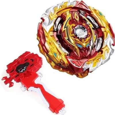 Image de Bey Burst Turbo Blade Set Toupie de combat avec lanceur - Metal Fusion Blade - Idée cadeau pour les enfants à partir de 6 ans - B-172 Beyblade
