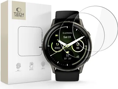 Zdjęcie produktu dla Folia Hydrożelowa Tech-Protect Hydro Flex+ 2-Pack Garmin Venu 4 (45 Mm) Clear