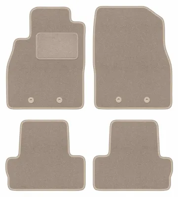 Productafbeelding van Velours automatten voor Opel Ampera I 2012-2017 (hatchback) – 4-delig, beige, op maat – Wielganizator LUX