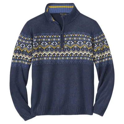 Obrázek produktu pro Atlas For Men – pánský svetr AF1498 (4XL) (námořnická modrá)