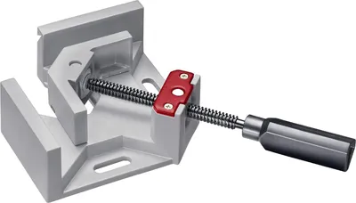 Produktbild von kwb 9833-00 Winkel-Spanner für rechte Winkel 90°, Spannweite 68 mm, Backenhöhe 35 mm, drehbare Spindel- und Backenlagerung, Aluminium-Druckguss mit solider Spann-Zwinge