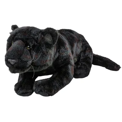 Produktbild von Panther schwarz liegend 45 cm (ohne Schwanz) Kuscheltier