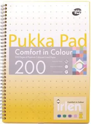 Produktbild von Spiralnotizbuch "Irlen Jotta Gold", A4, liniert, 100 Blatt, PUKKA PAD IRLJOTA4(GOLD)