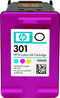 Produktbild von HP 301 Cyan/Magenta/Gelb Original Druckerpatrone