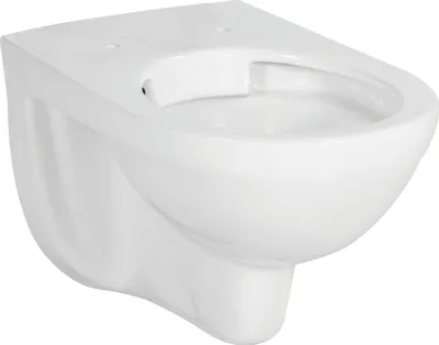 Produktbild von sanicomfort Hänge Wand-WC REKIA, spülrandlos, Abgang waagrecht, Sanitärkeramik, weiß, ohne WC-Sitz