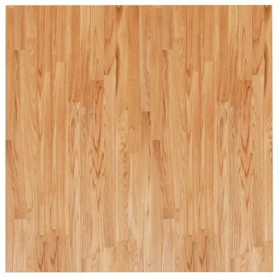 Produktbild von "Winter Sale"Tischplatte Quadratisch Hellbraun 90x90x2,5cm Behandelte Eiche - Tischplatten - clorisNeu6364253