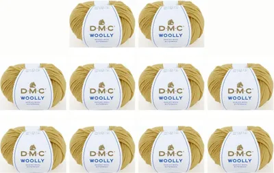 Obrázok produktu pre 10 motúzky priadze Laine DMC "Woolly" z merino vlny – 100% austrálska vlna, číslo 488 (farba 91)