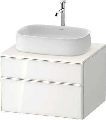 Image de Duravit Zencha Meuble sous-lavabo sur console, 650x550x442mm, 1 découpe au centre, ZE4820064840000