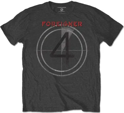 Obrázok produktu pre Foreigner 4 Charcoal Grey XL Tričko