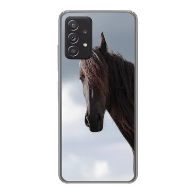 Produktbild von MuchoWow® Handyhülle Schutzhülle Hülle für Samsung Galaxy A33 5G Pferde - Himmel - Porträt Silikon Softcase Handy Hülle - Kartenhalter