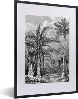 Produktbild von MuchoWow® Gerahmtes Poster Natur - Gestaltung - Bäume 30x40 cm - Poster mit Schwarzem Bilderrahmen Wandposter Rahmen Foto Bilder - Wandposter Schlafzimmer